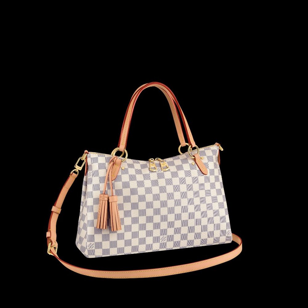 BRAND NEW, NEVER USED LOUIS VUITTON LYMINGTON D'AZUR HANDBAG W CROSS-BODY STRAP